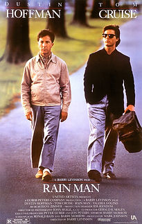 Rain Man (1988) medical drama movie inspired by a true story, film poster