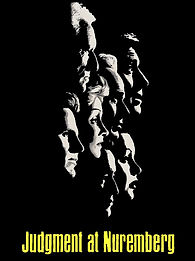 Judgment at Nuremberg (1961) law and crime movie based on a true story, movie poster