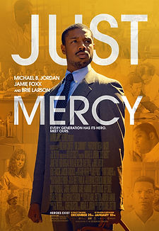 Just Mercy (2019) movie based on a true story, true crime, legal drama, true story film poster