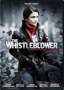 The Whistleblower (2010) true crime movie based on a true story about Kathryn Bokovac, United Nations sex trafficking coverup scandal, Rachel Weisz true story film poster