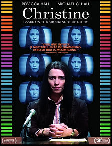Christine (2016) movie based on a true story about Christine Chubbuck reporter, true story film poster