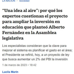 "Una idea al aire"