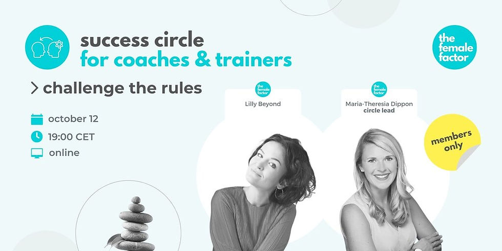 success circle for coaches & trainers I challenge the rules
