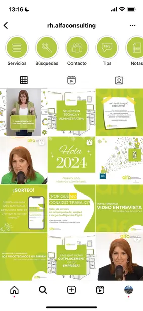 Generación de contenido para cliente Alfa