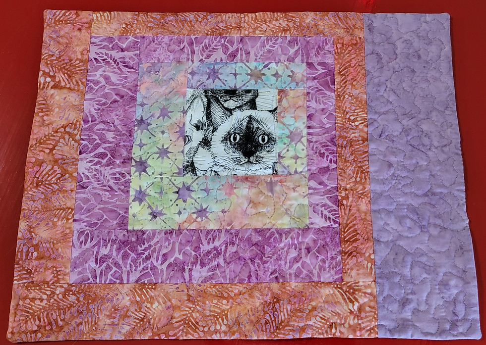 Thumbnail: SETOF 4 QUILTED PLACEMATS