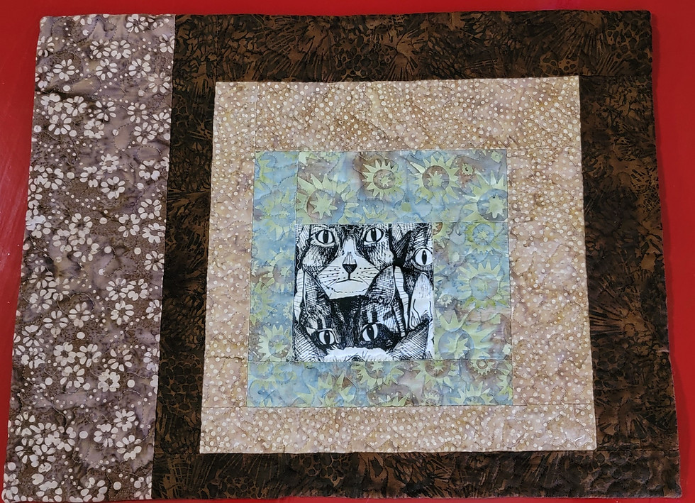 Thumbnail: SETOF 4 QUILTED PLACEMATS