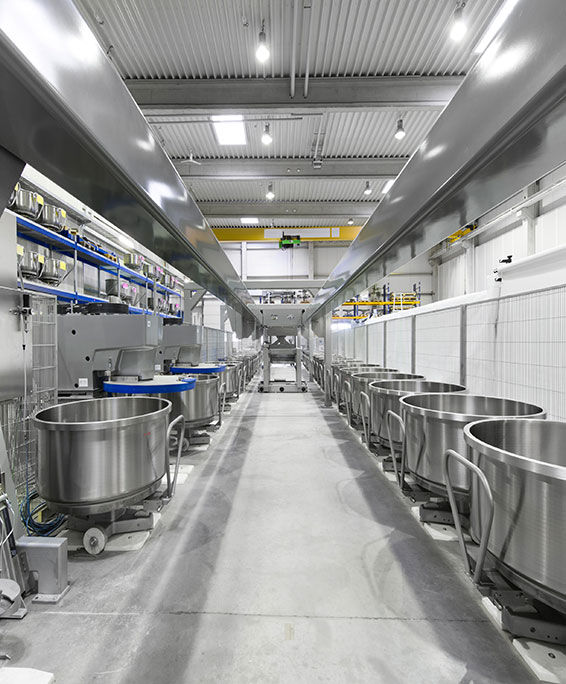 Lineární-systém-výroby-těsta