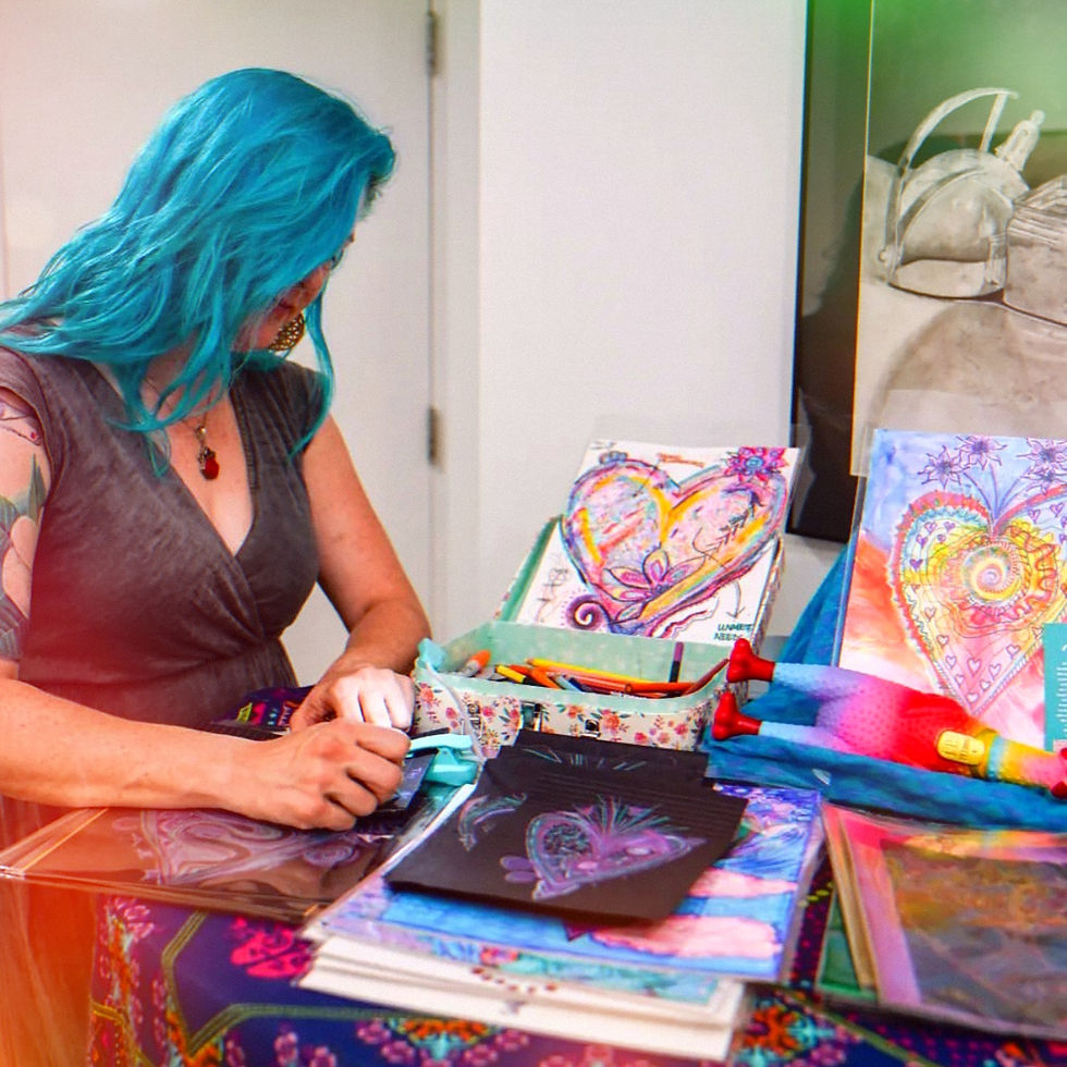 nicole blue hair
