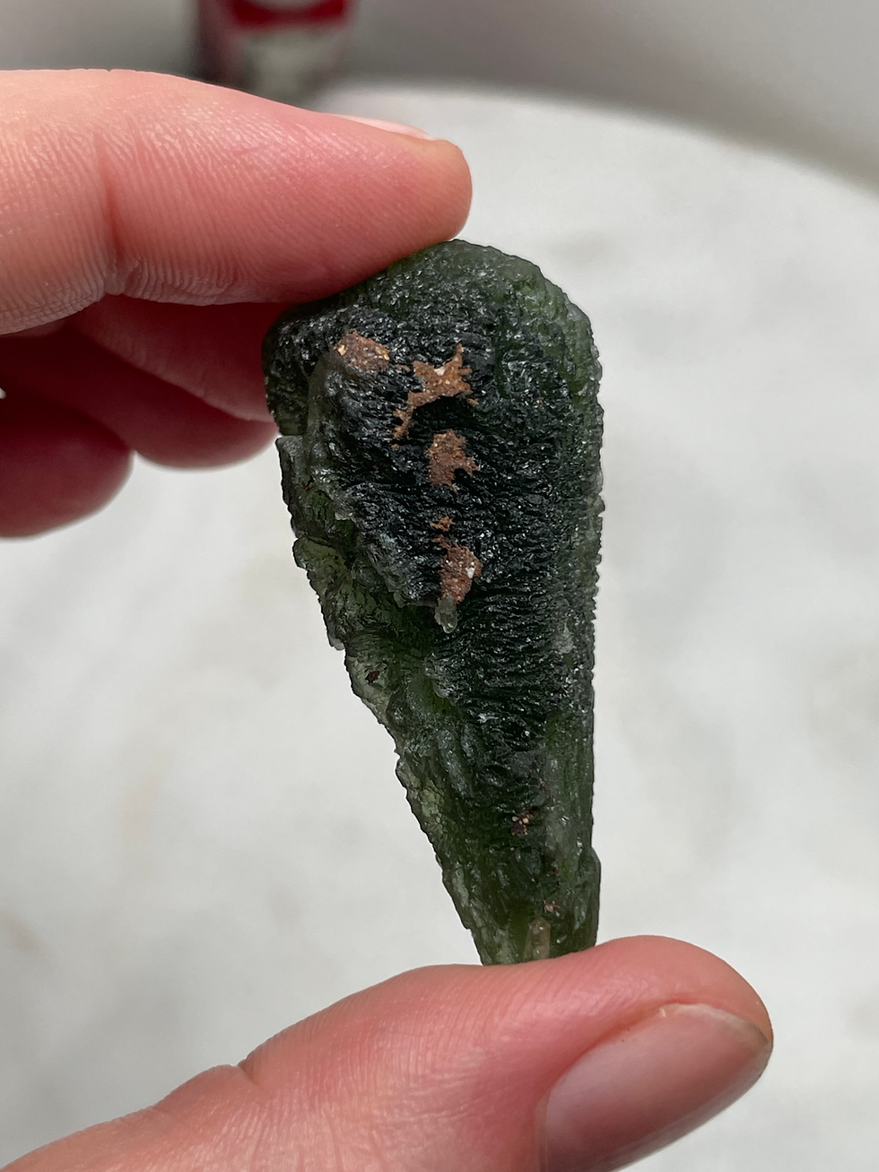 Thumbnail: Maly Chlum Moldavite (Drop)