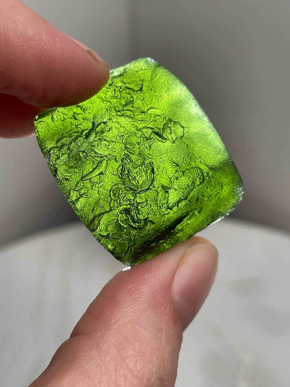 Thumbnail: Maly Chlum Moldavite 