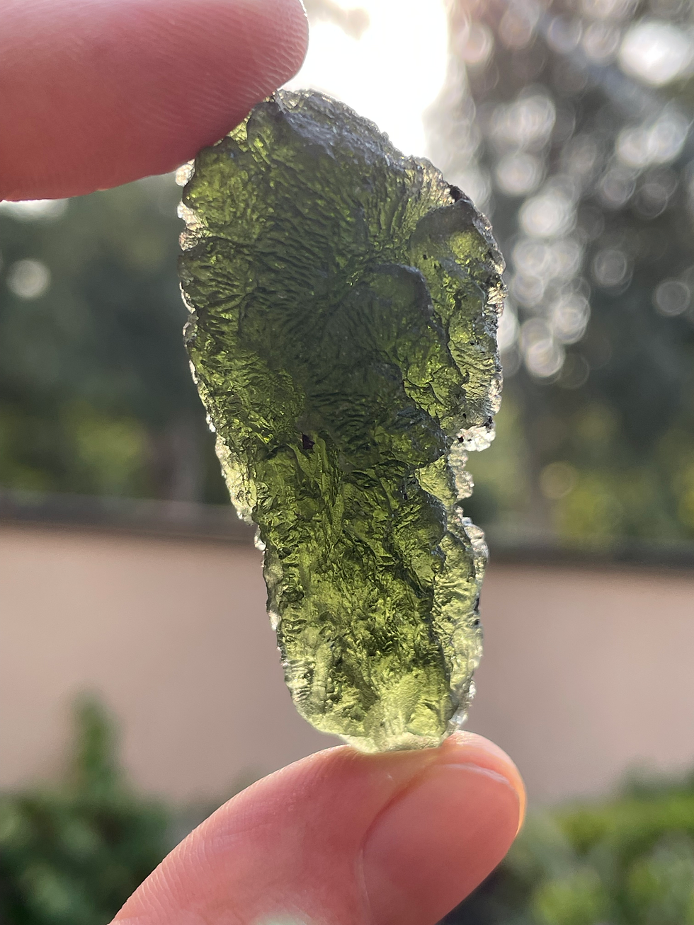 Thumbnail: Maly Chlum Moldavite (Drop)