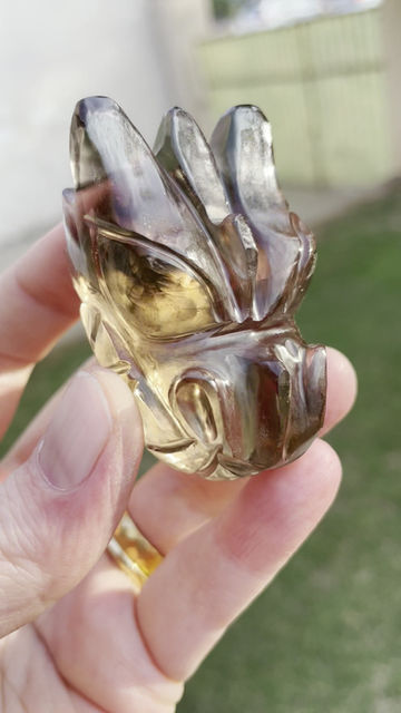 Μικρογραφία: Smokey Himalayan Quartz Dragon 