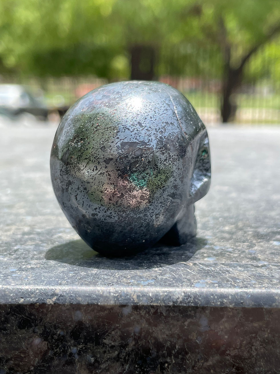 Miniatura: Hematite Skull