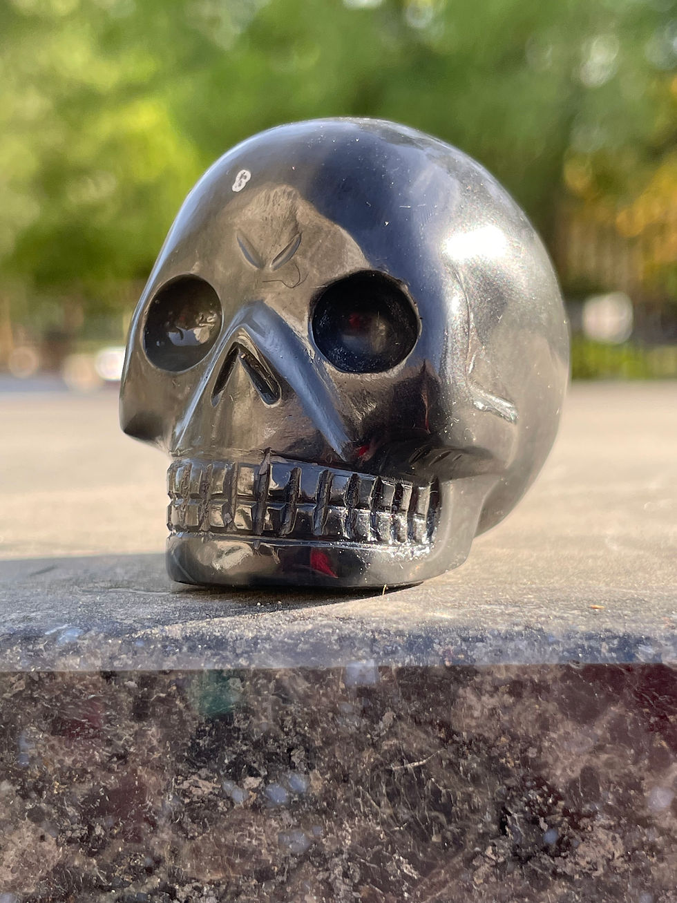 Μικρογραφία: Spiderweb Obsidian Skull 