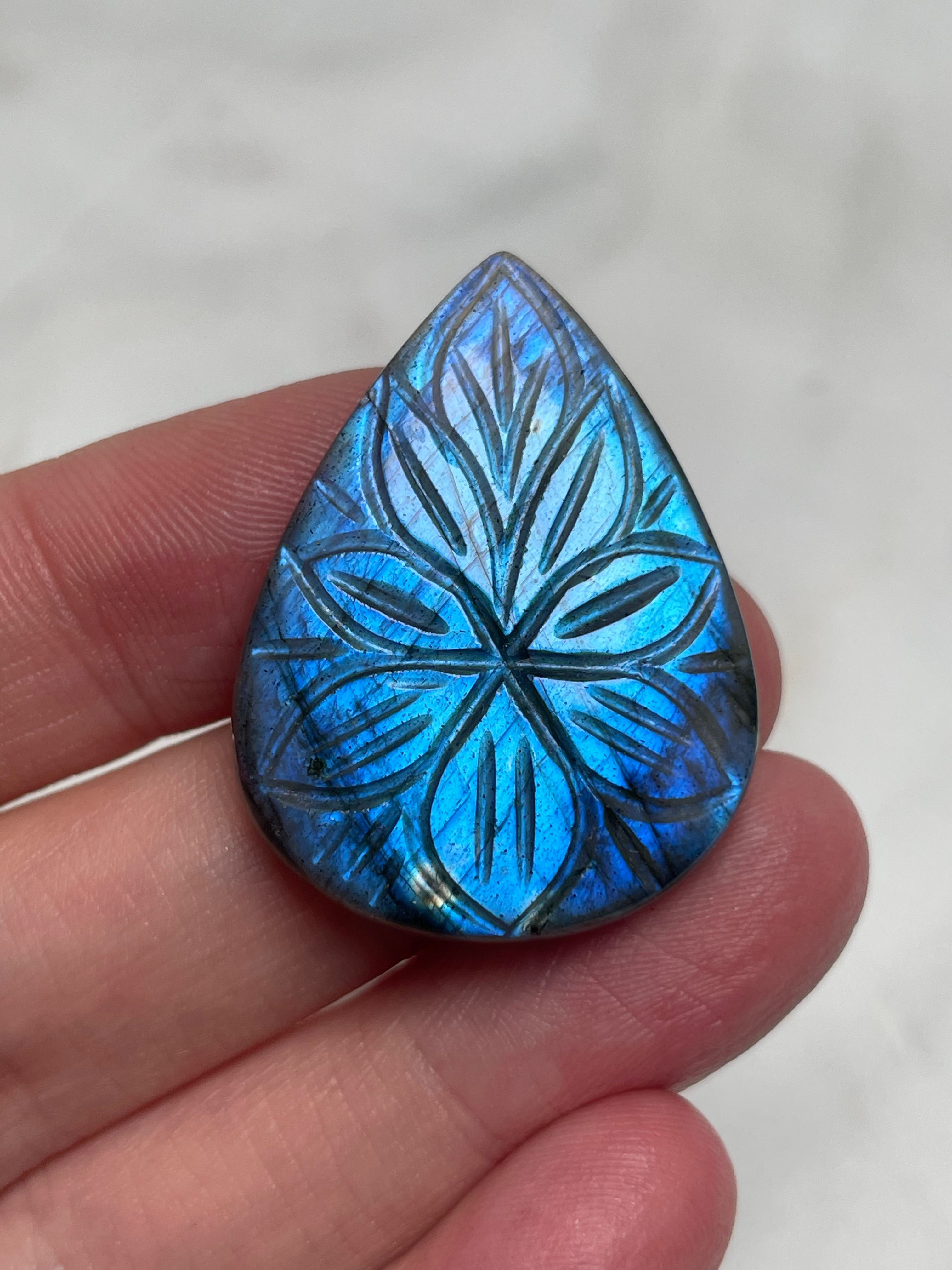 Carved Labradorite