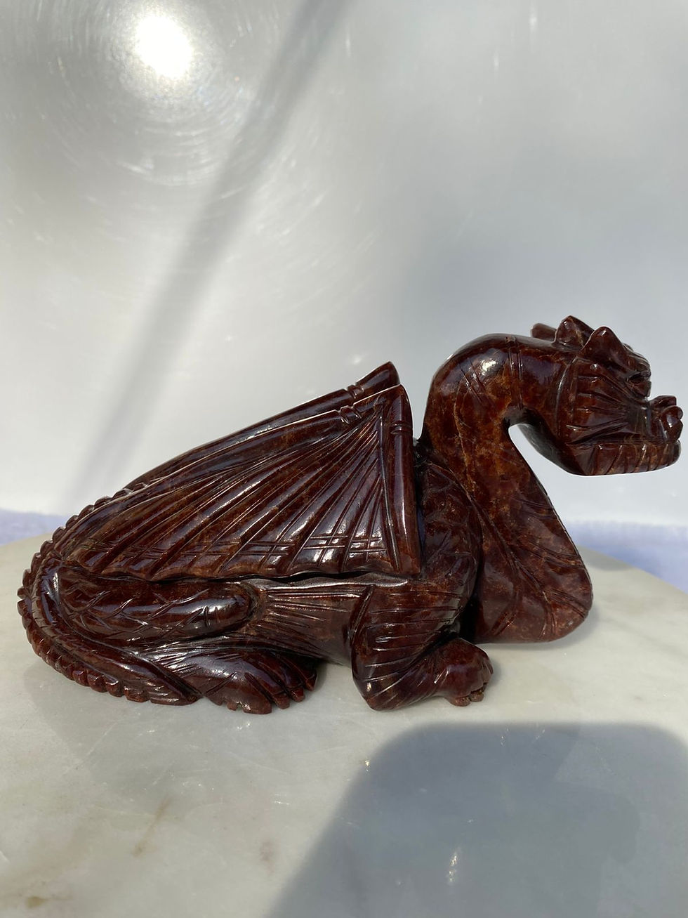 Miniaturbild: Hessonite Garnet Dragon 