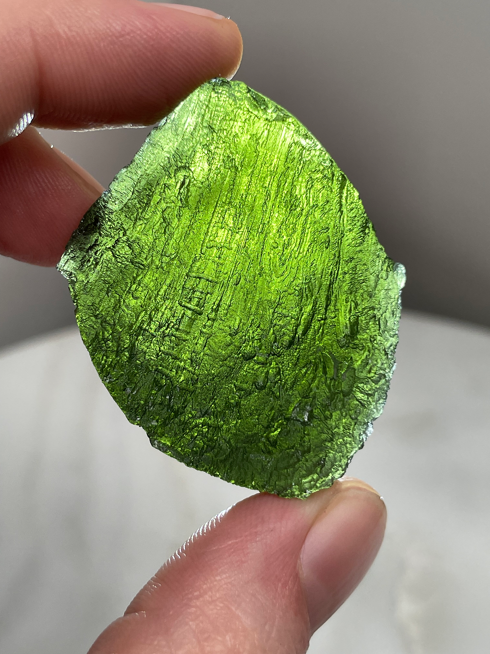 Thumbnail: Maly Chlum Moldavite 