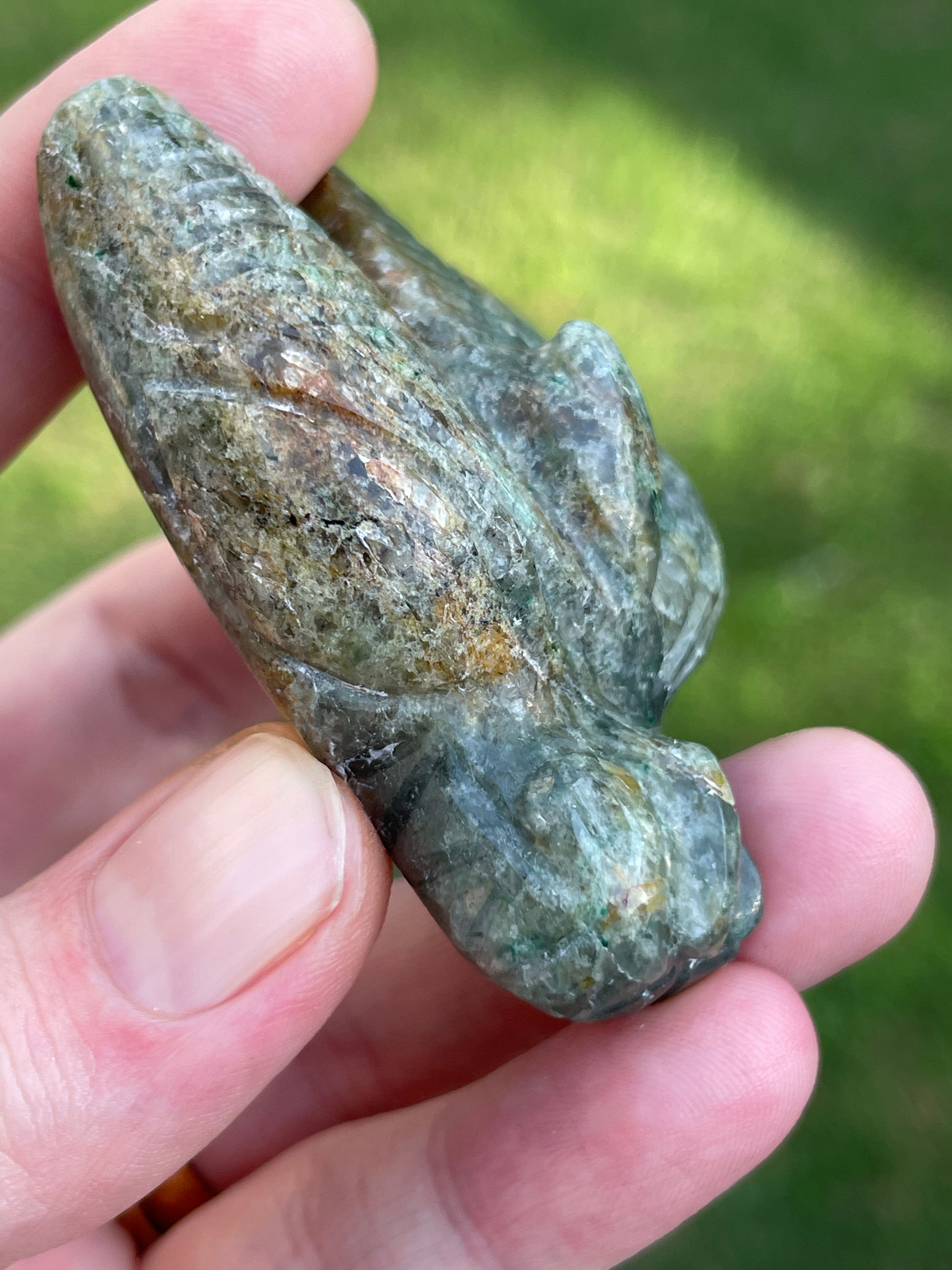 Green Aventurine Dragon Palm