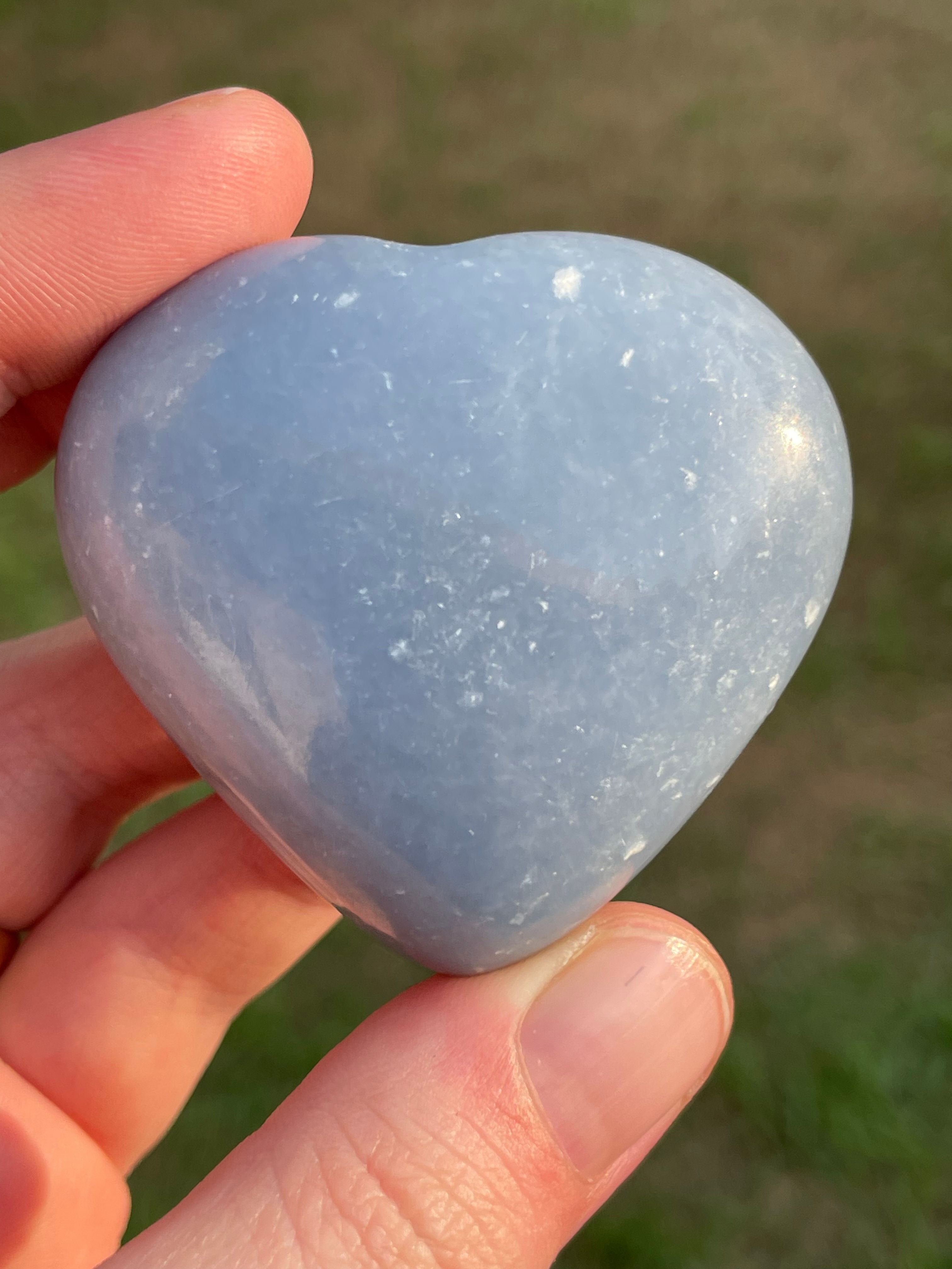 Angelite Heart
