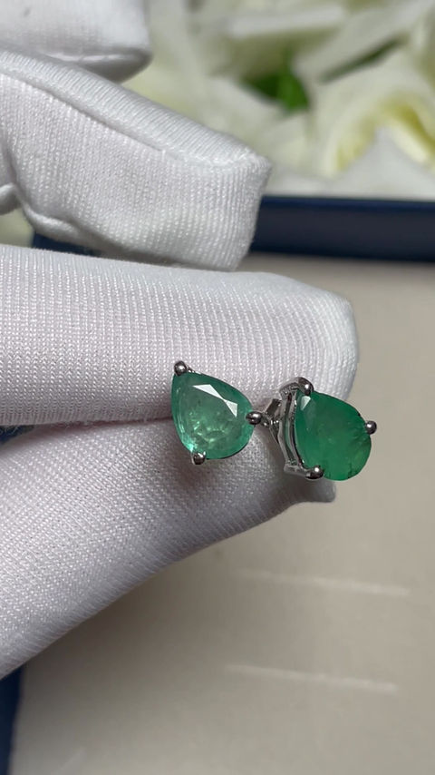 Miniature : Emerald Earrings