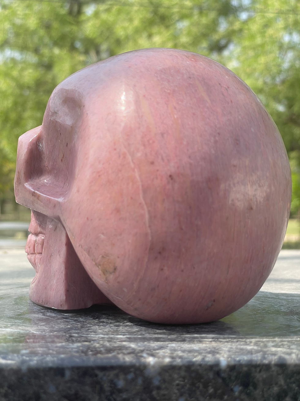 Miniatura: Australian Pink Opal Skull 