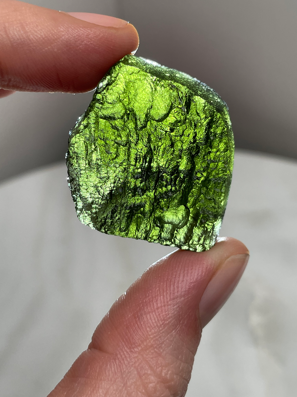 Thumbnail: Maly Chlum Moldavite 