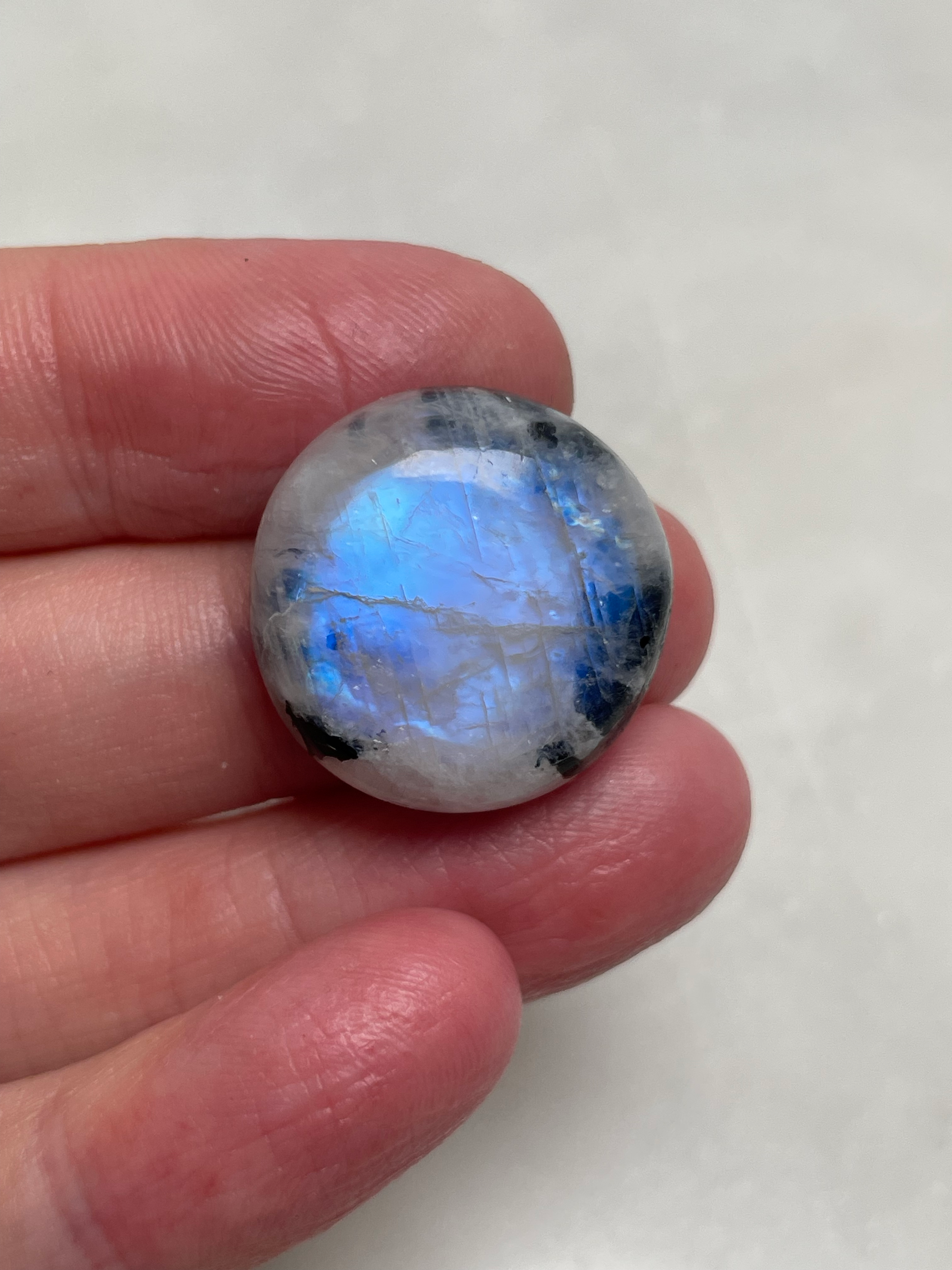 Rainbow Moonstone x Tourmaline