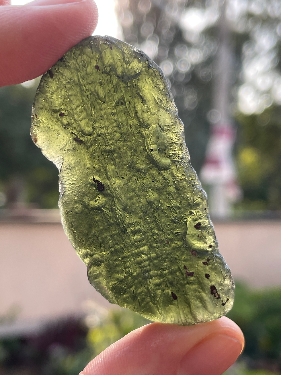 Thumbnail: Maly Chlum Moldavite 