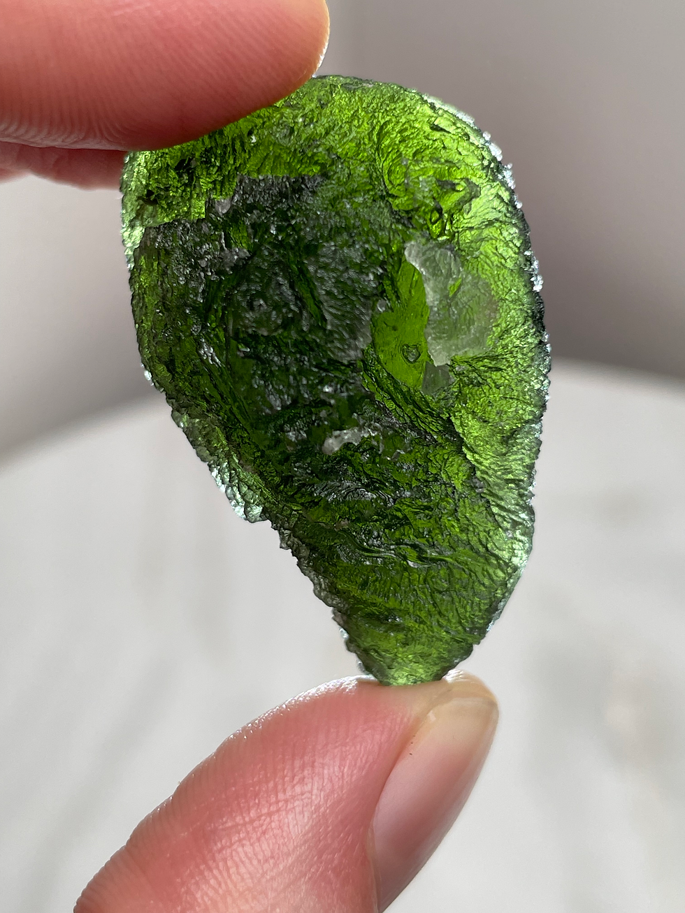 Thumbnail: Maly Chlum Moldavite 
