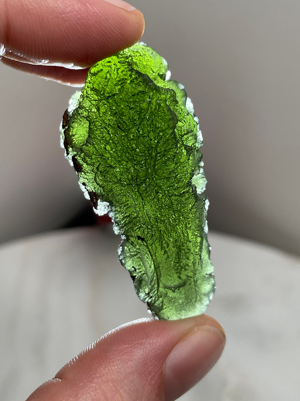 Thumbnail: Maly Chlum Moldavite (Drop)