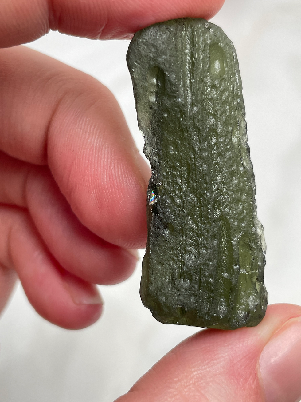 Thumbnail: Maly Chlum Moldavite 