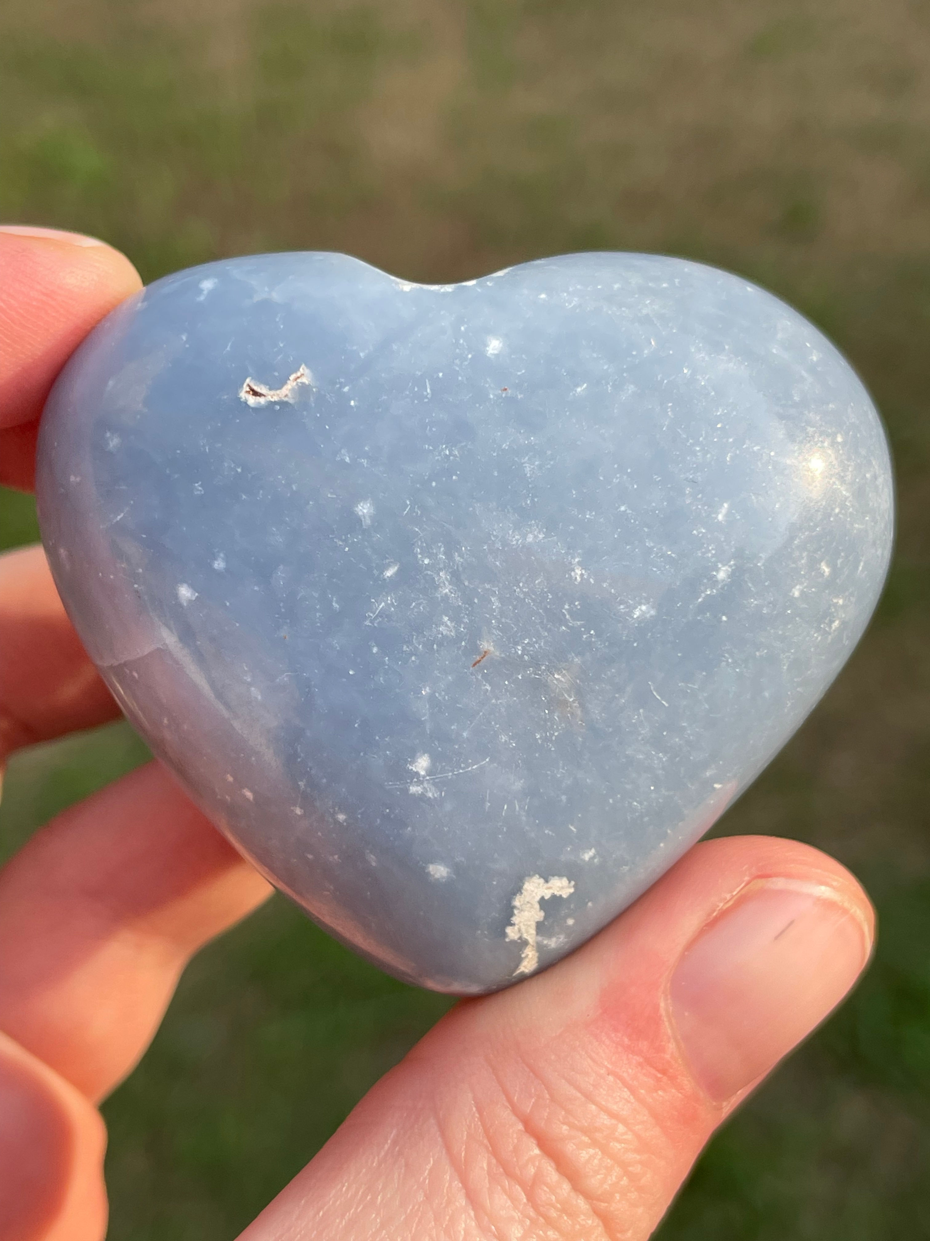 Angelite Heart