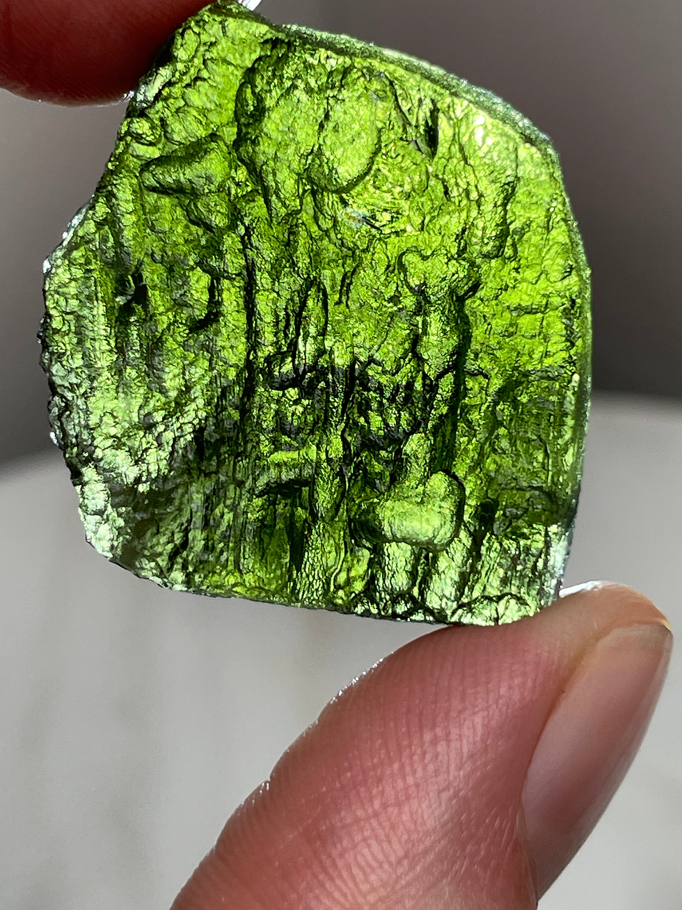 Thumbnail: Maly Chlum Moldavite 