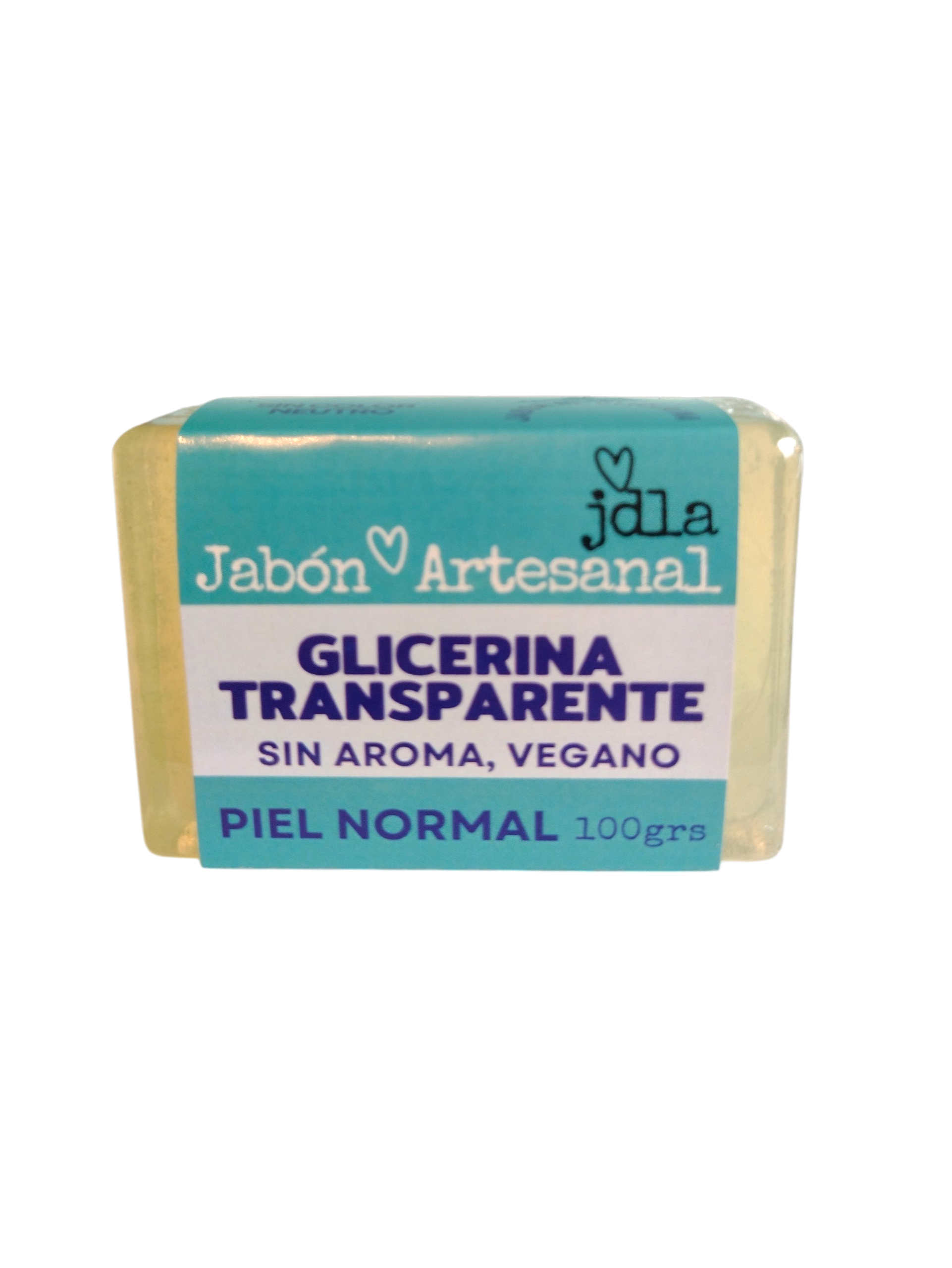 Jabon de glicerina transparente 100grs