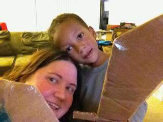 Making cardboard swords