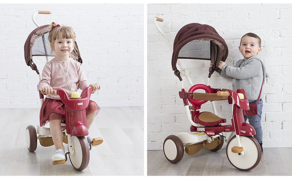 Thumbnail: iimo 3-in-1 Foldable Tricycle with Canopy