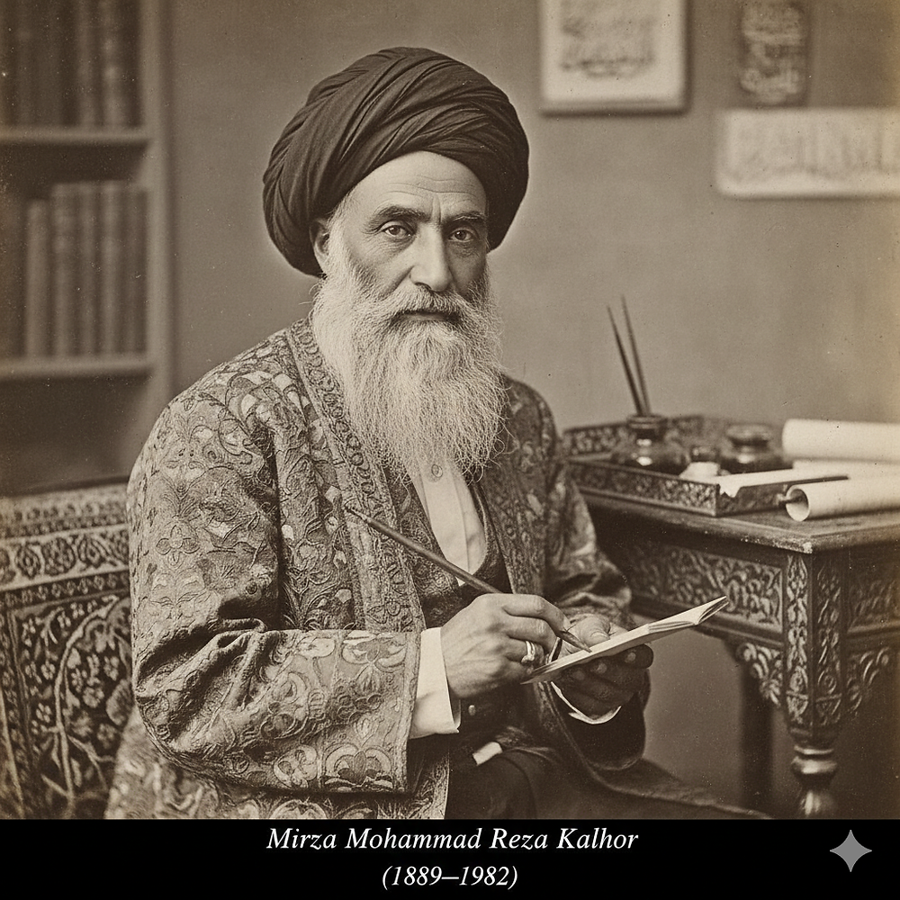 وێنەیەک بۆ نوێنەرایەتیکردنی میرزا محەمەد ڕەزای کەڵهوڕ (1829–1892)