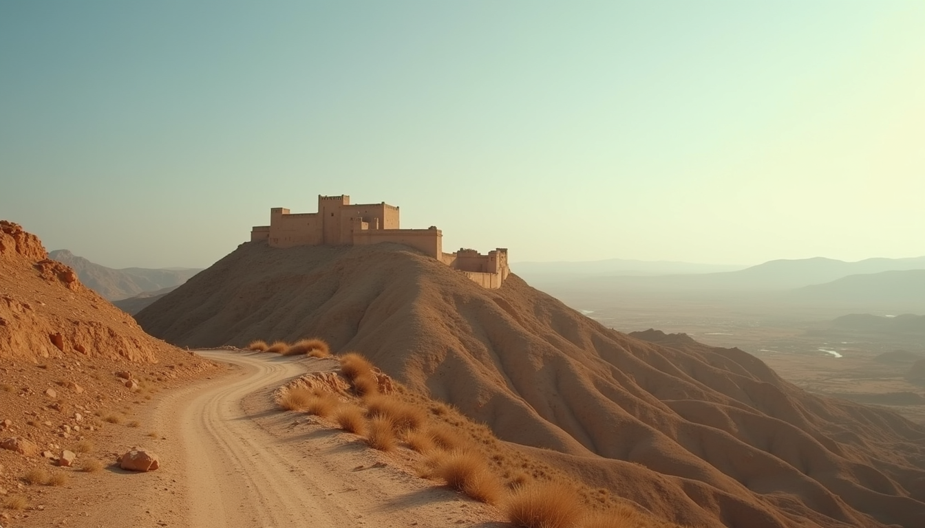 Eye-level view of the fortress of Qandahar, a strategic city once governed by Ali Mardan Khan