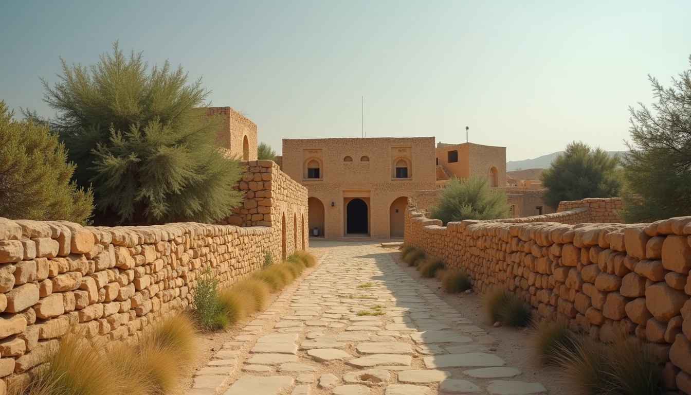 Eye-level view of the historic village of Tawella, Iraq, where Sheikh Uthman Sirâj-ud-Dîn was born