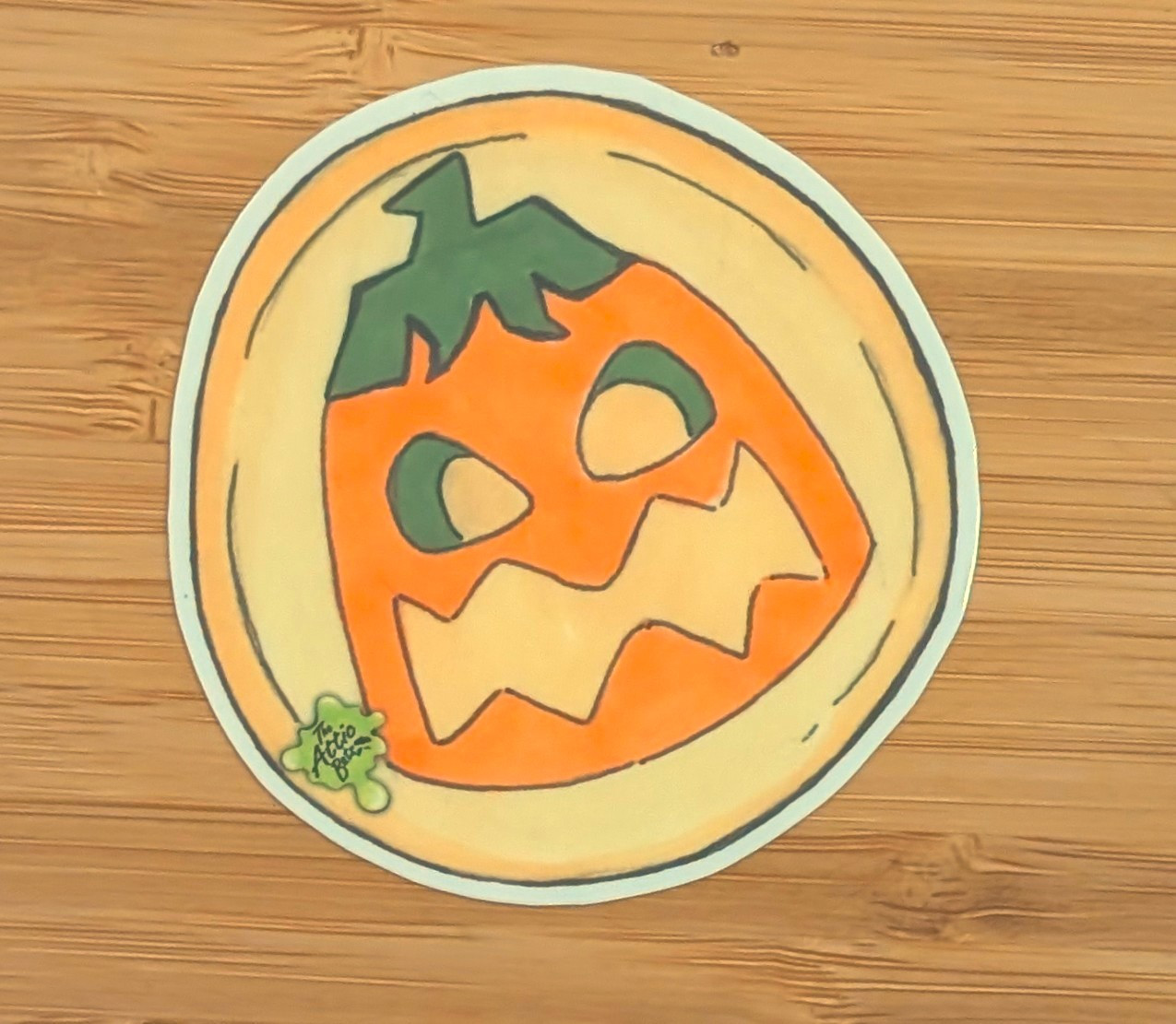 Nostalgic Pumpkin Cookie Sticker