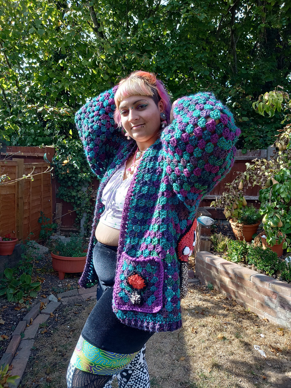 Thumbnail: CUSTOM Mushroom Cardigan