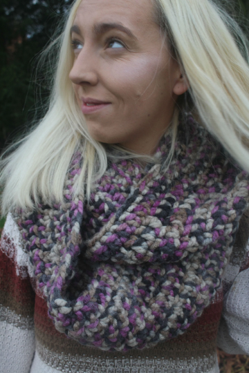 Thumbnail: Pink Camo Infinity Scarf