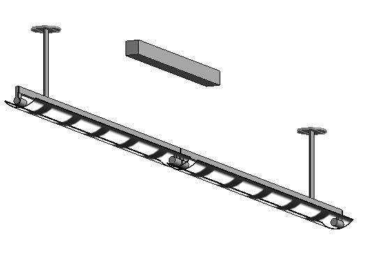 Pendant_Delray_Strip_ST8_Two Lamps_Ballast