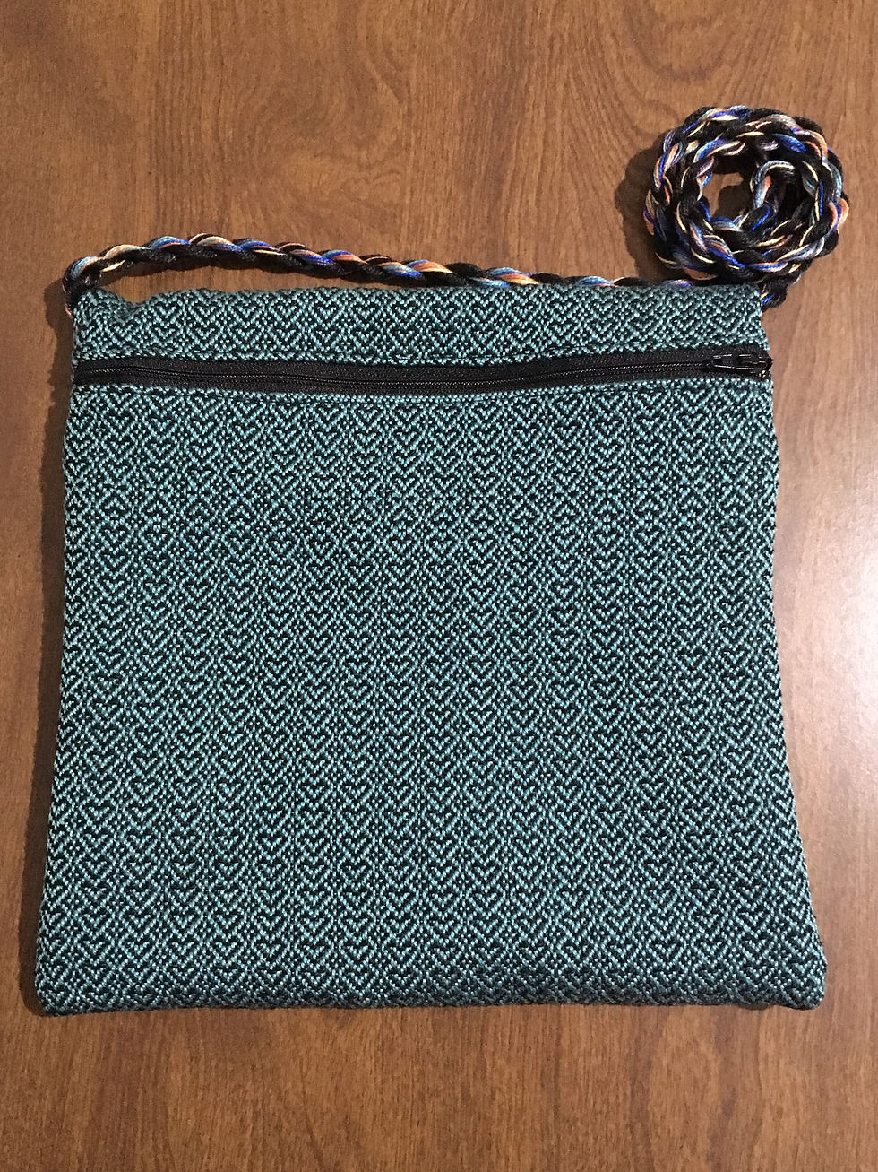 Custom-Made Black Hearts Pocket Purse