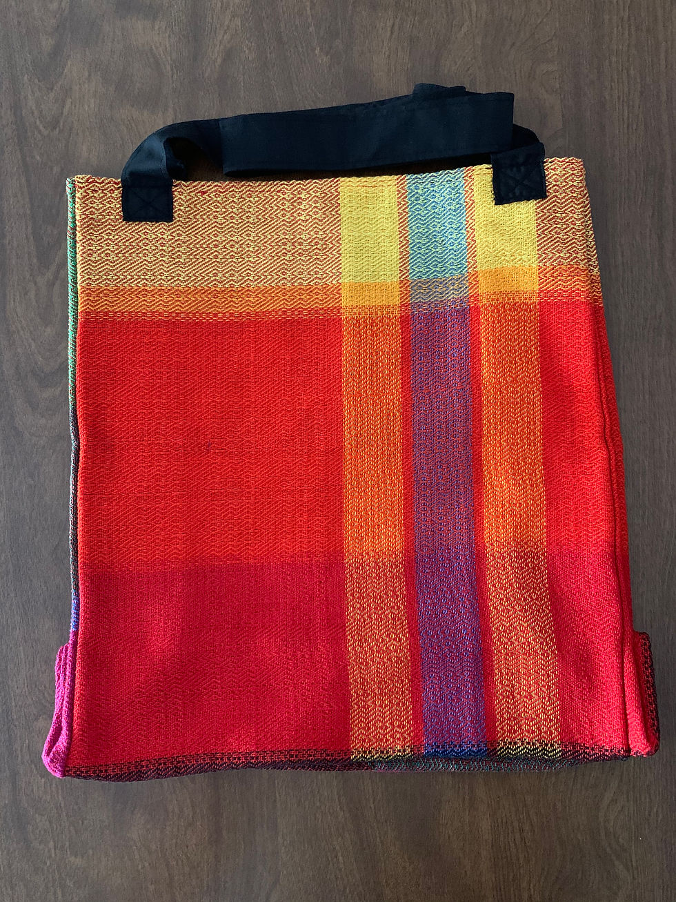 Bright Rainbow XL Shopping Bag