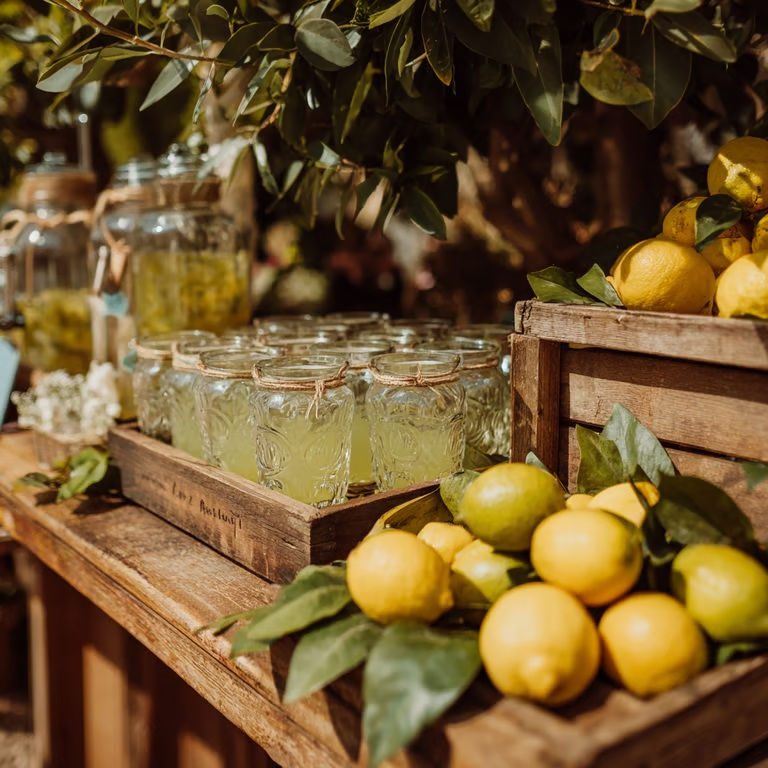 bar à citronnade l'été en Provence