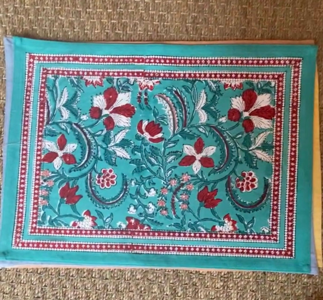 Set de table ANOKHI Turquoise