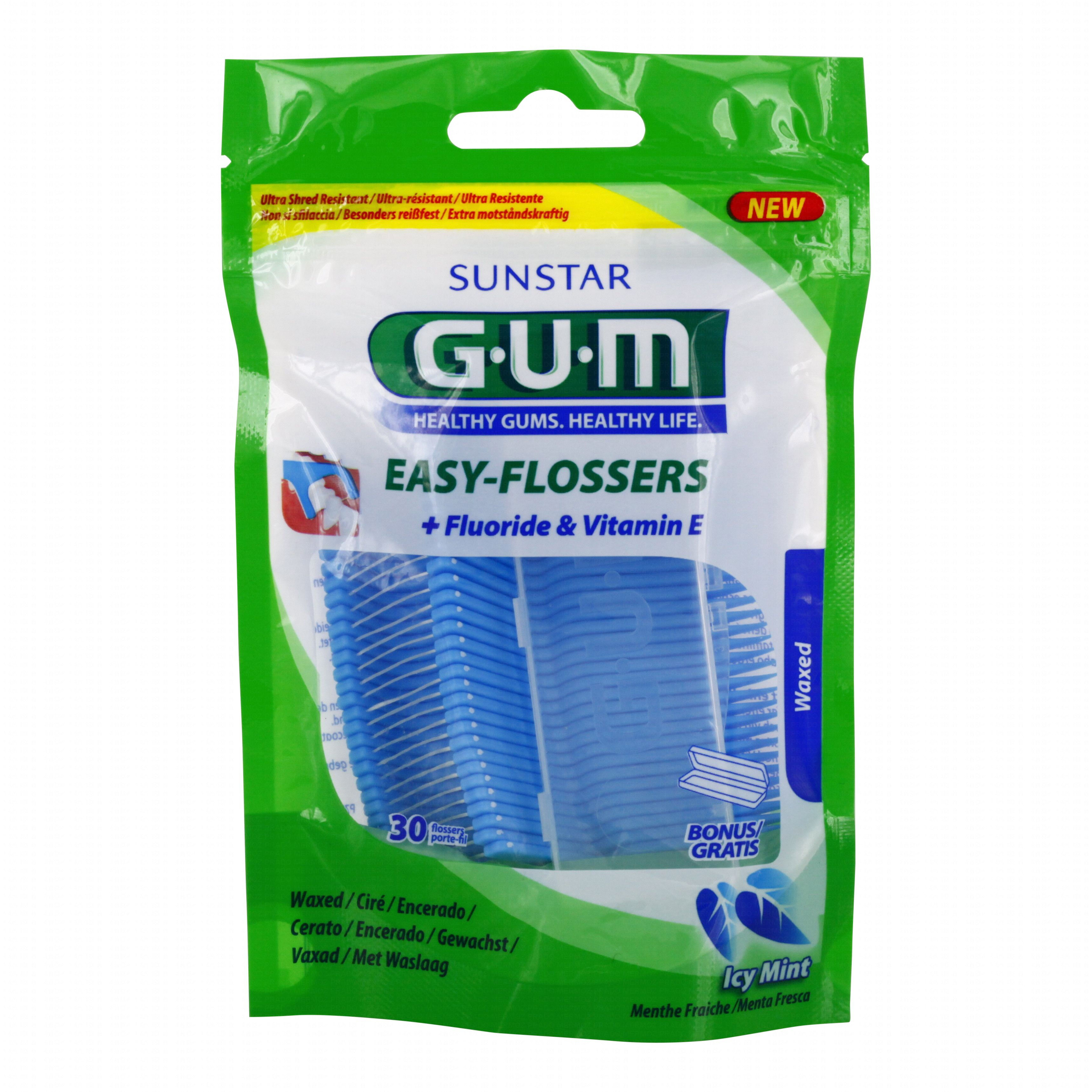 GUM EASY FLOSSERS CIRE MENTHOLE - 890