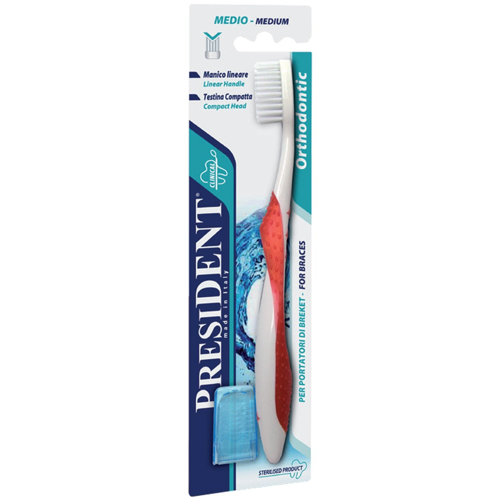 PRESIDENT BROSSE A DENT ORTHO MEDIUM
