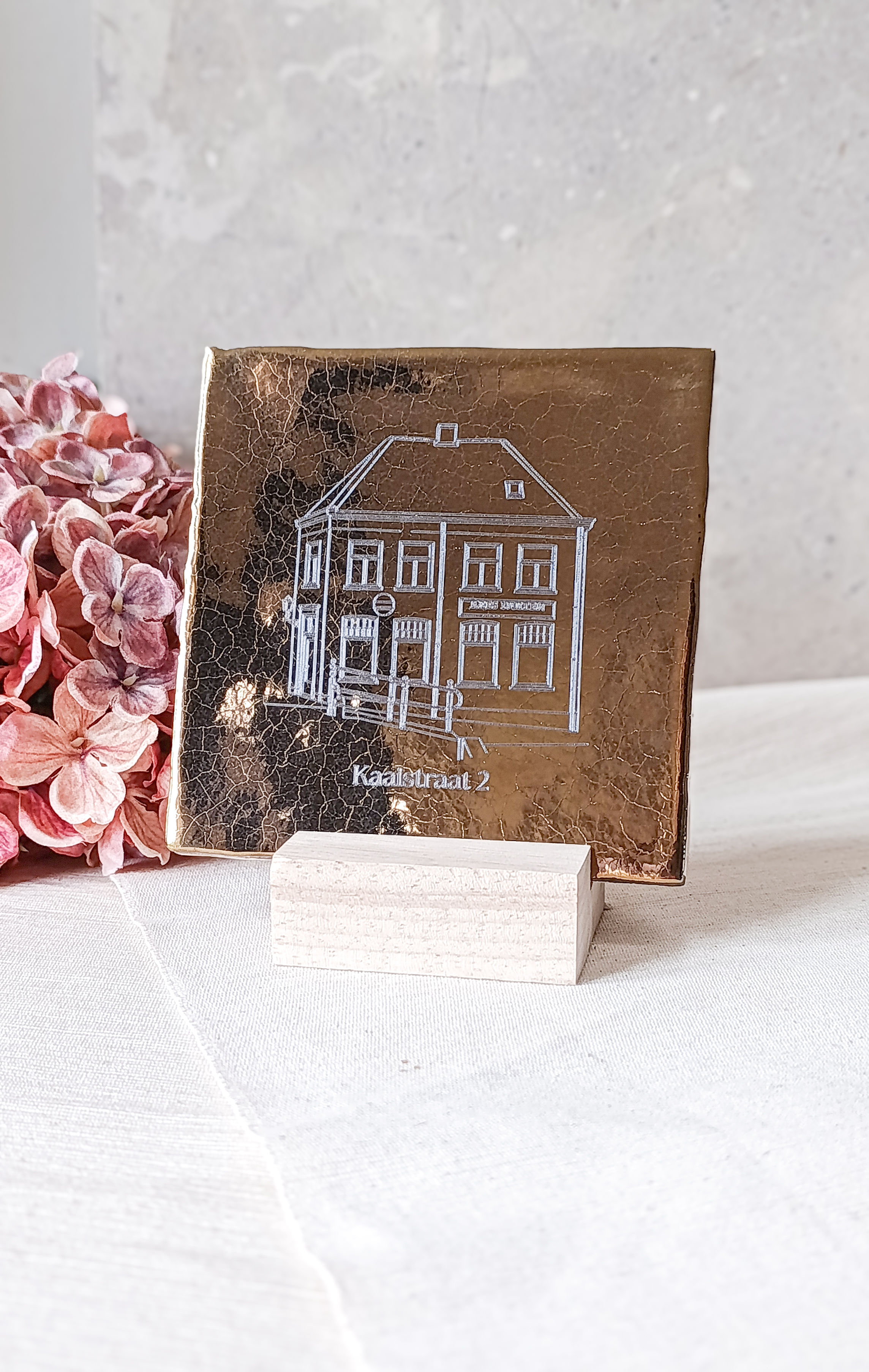 Lijngravering | Nieuw huis